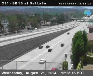 SB 15 at Del Lago bridge