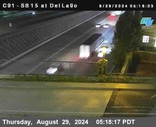 SB 15 at Del Lago bridge