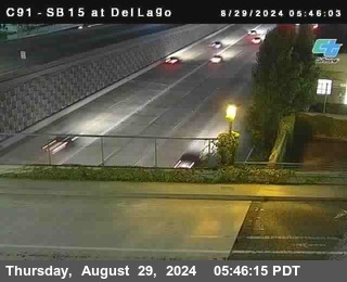 SB 15 at Del Lago bridge