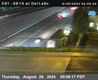 SB 15 at Del Lago bridge