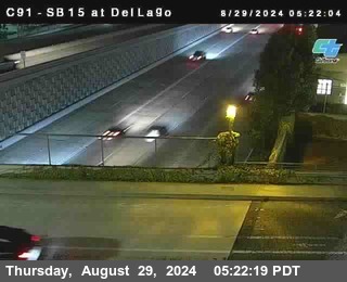 SB 15 at Del Lago bridge