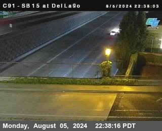 SB 15 at Del Lago bridge