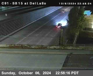 SB 15 at Del Lago bridge