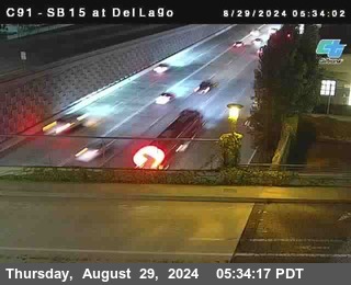 SB 15 at Del Lago bridge