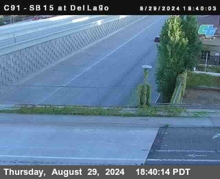 SB 15 at Del Lago bridge