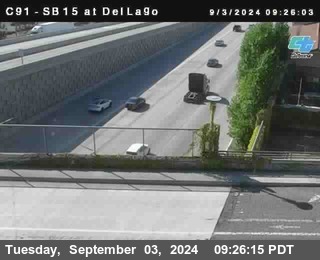 SB 15 at Del Lago bridge