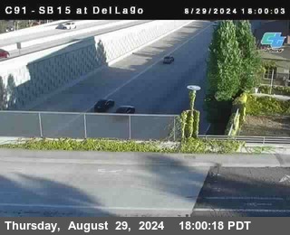 SB 15 at Del Lago bridge