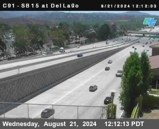 SB 15 at Del Lago bridge