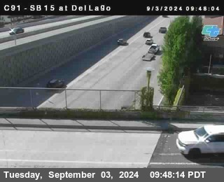 SB 15 at Del Lago bridge