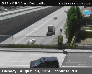 SB 15 at Del Lago bridge