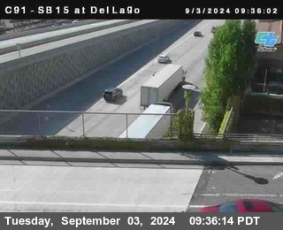 SB 15 at Del Lago bridge