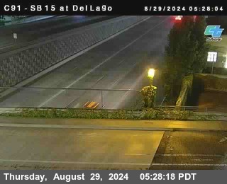 SB 15 at Del Lago bridge