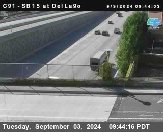 SB 15 at Del Lago bridge