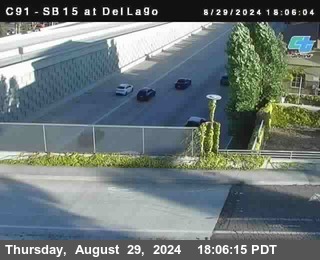 SB 15 at Del Lago bridge