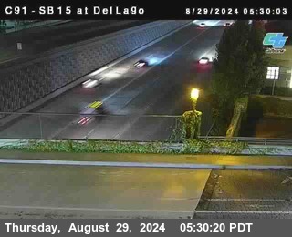 SB 15 at Del Lago bridge