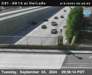 SB 15 at Del Lago bridge