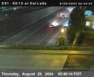 SB 15 at Del Lago bridge