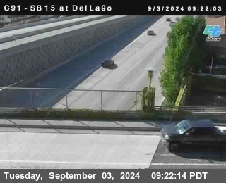 SB 15 at Del Lago bridge