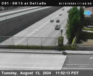 SB 15 at Del Lago bridge