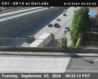 SB 15 at Del Lago bridge