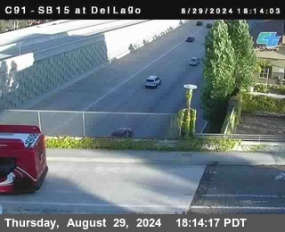 SB 15 at Del Lago bridge