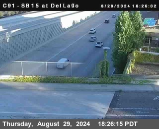 SB 15 at Del Lago bridge