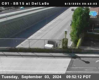 SB 15 at Del Lago bridge