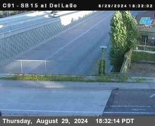 SB 15 at Del Lago bridge