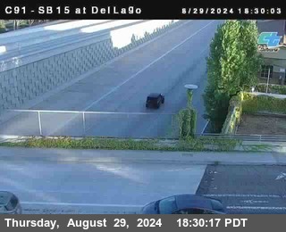 SB 15 at Del Lago bridge