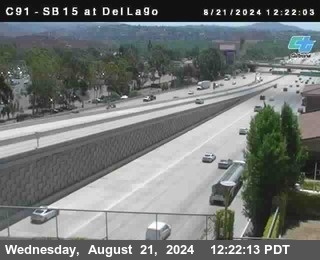 SB 15 at Del Lago bridge