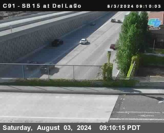 SB 15 at Del Lago bridge