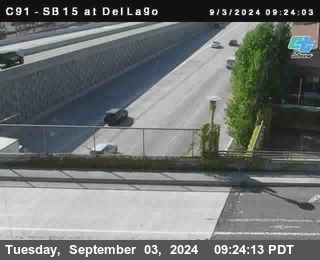 SB 15 at Del Lago bridge