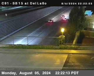 SB 15 at Del Lago bridge