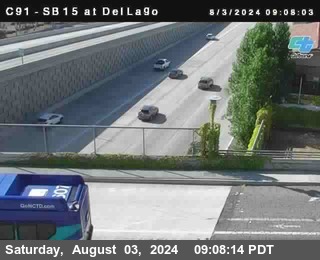 SB 15 at Del Lago bridge