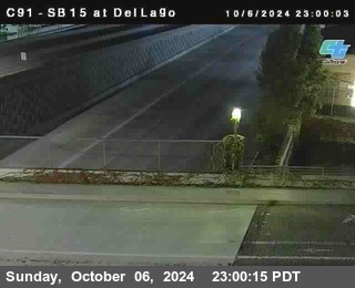 SB 15 at Del Lago bridge