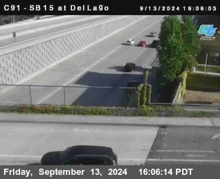 SB 15 at Del Lago bridge