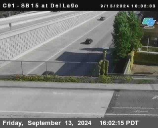 SB 15 at Del Lago bridge