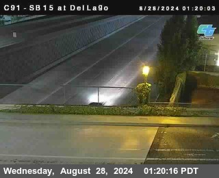 SB 15 at Del Lago bridge