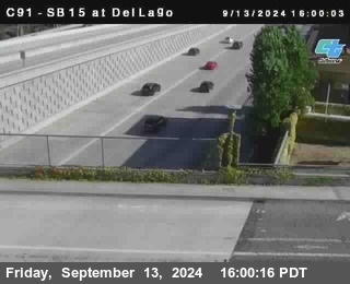 SB 15 at Del Lago bridge