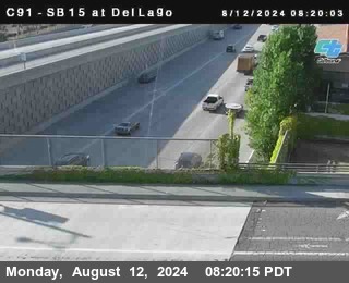 SB 15 at Del Lago bridge