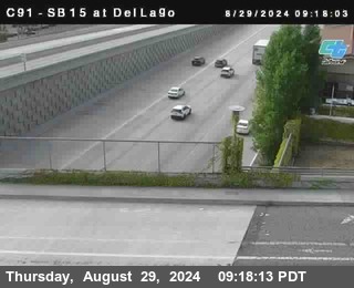 SB 15 at Del Lago bridge