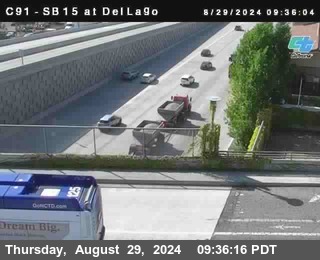 SB 15 at Del Lago bridge