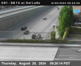 SB 15 at Del Lago bridge