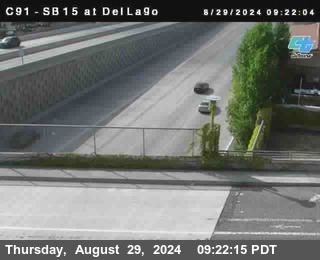 SB 15 at Del Lago bridge