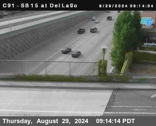 SB 15 at Del Lago bridge