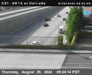 SB 15 at Del Lago bridge