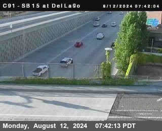 SB 15 at Del Lago bridge