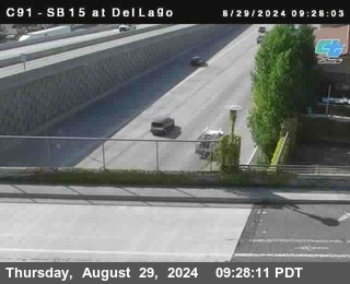 SB 15 at Del Lago bridge