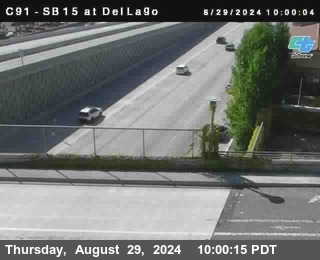 SB 15 at Del Lago bridge