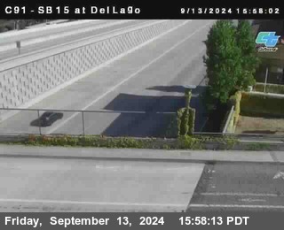 SB 15 at Del Lago bridge